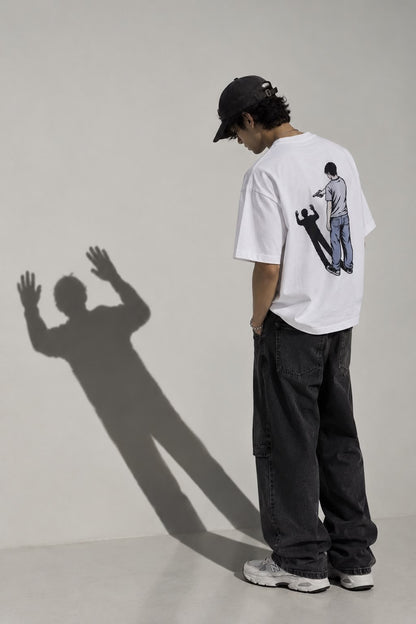 The Shadow Within – Oversized Graphic T-Shirt