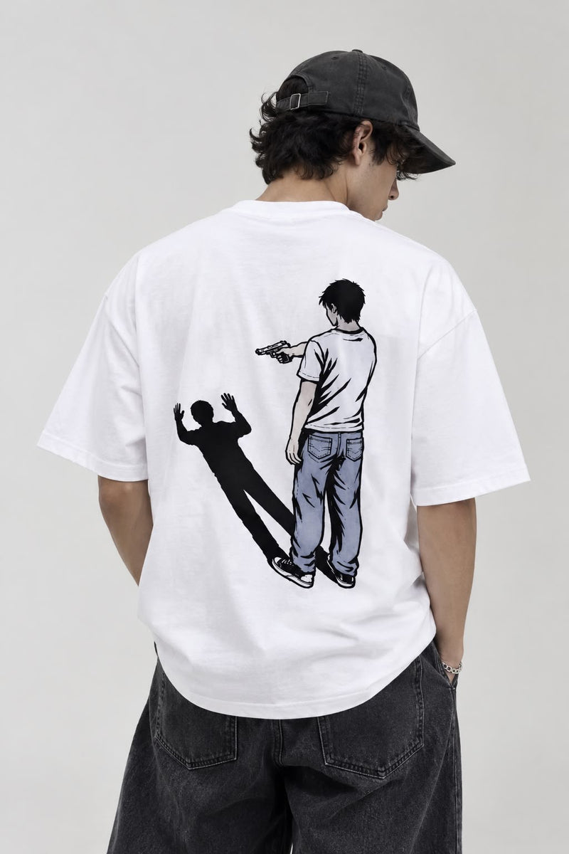 The Shadow Within – Oversized Graphic T-Shirt
