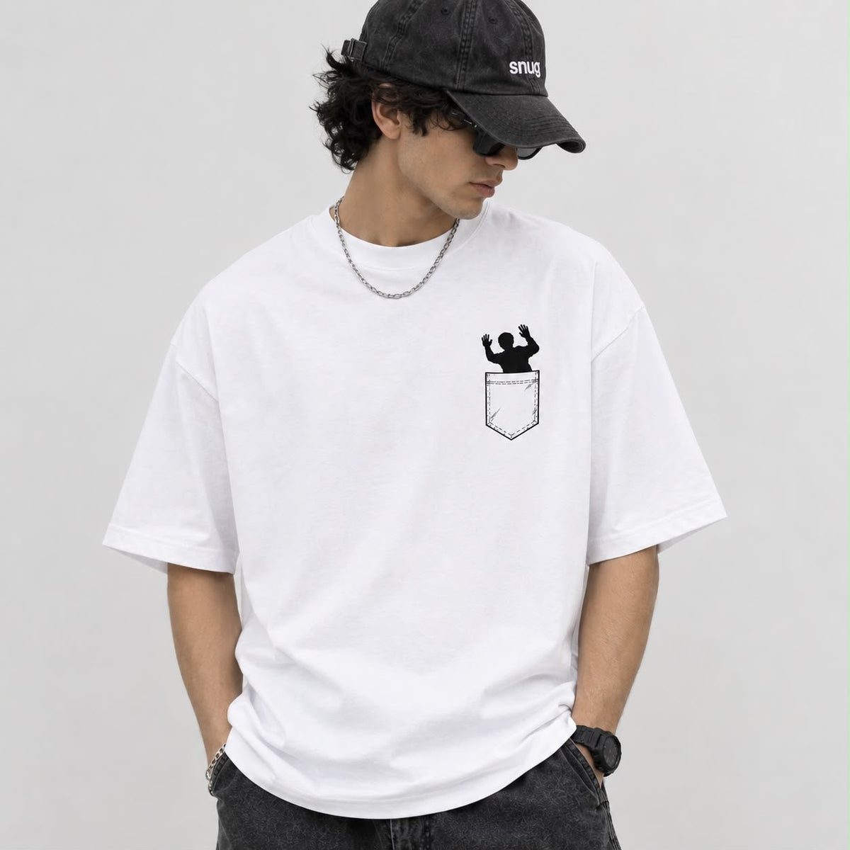 The Shadow Within – Oversized Graphic T-Shirt