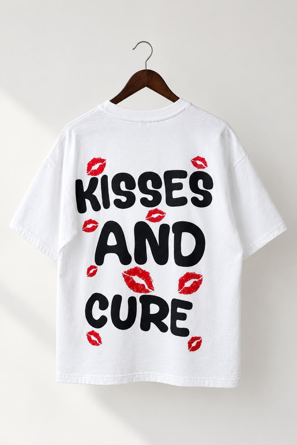 Kisses & Cure 3D Puff Printed Unisex T-shirt