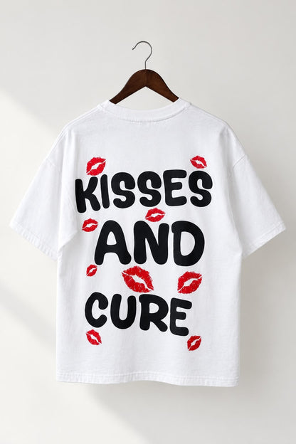 Kisses & Cure 3D Puff Printed Unisex T-shirt