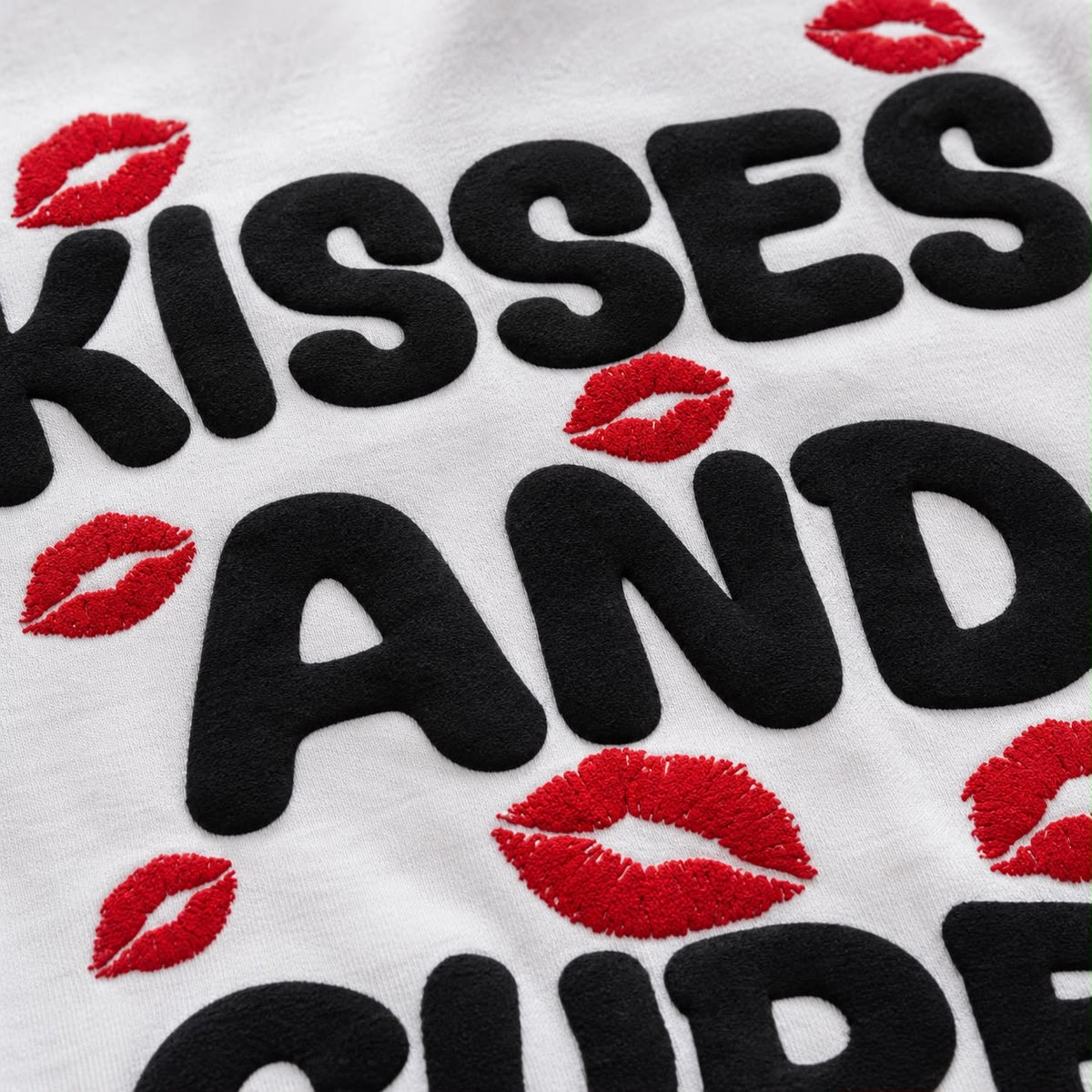 Kisses & Cure 3D Puff Printed Unisex T-shirt
