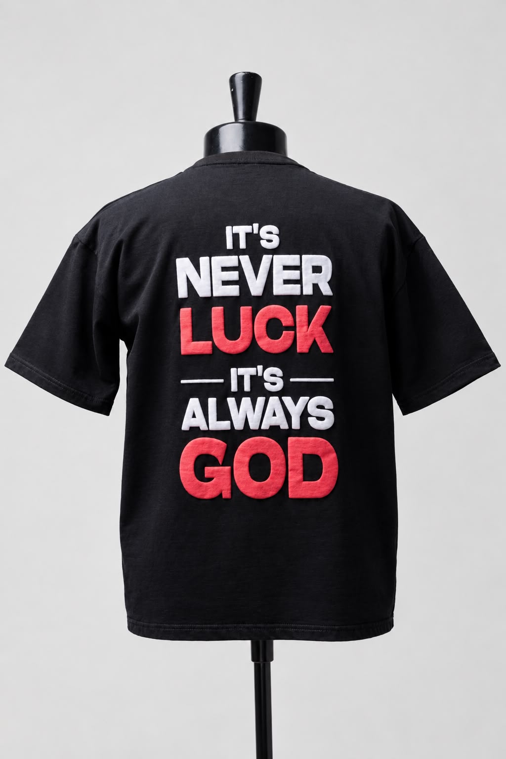 Belief 3D Puff Printed Unisex T-Shirt