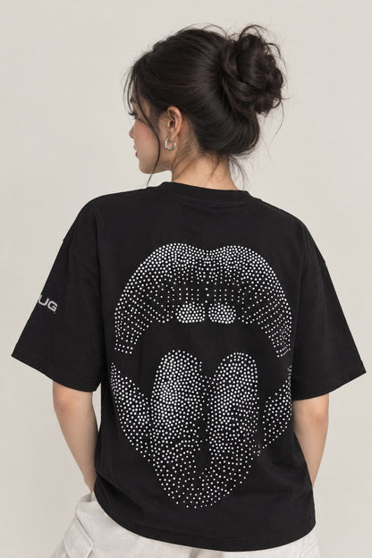 Hot Tongue Unisex Oversized T-Shirt