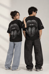Hot Tongue Unisex Oversized T-Shirt